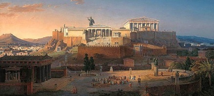 Akropolis-painting