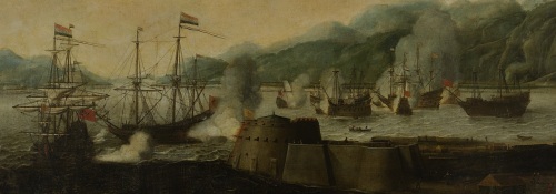Dutch East India Company (VOC) forces attack Goa, the capital of Portugal's State of India. The Dutch and their ally England, battled Portuguese and Spanish forces in Europe, the Americas, Africa, South Asia and Southeast Asia, throughout the XVII century. Some called it the first world war.